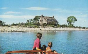 Vintage Gull Island Postcard from 1966