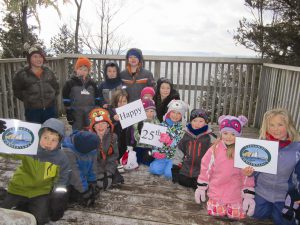 Leelanau Montessori Kindergartners at Whaleback Jan 2013