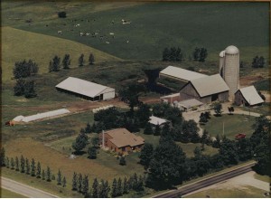 Kelenske Farm aerial circa not sure