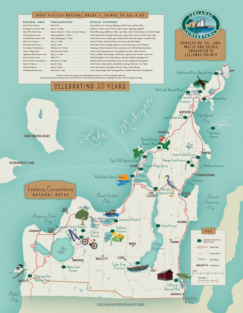 Natural Areas and Preserves Map and Directions - The Leelanau ...