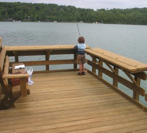 DeYoung Fishing Pier casey fishing cropped