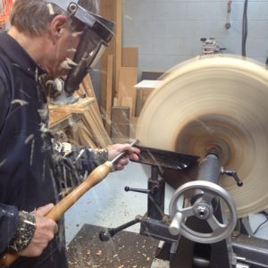 Watt on Lathe